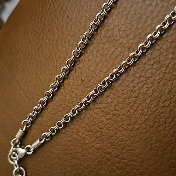 BRIGHTON 1990s Adore Me Open Heart Pendant Chain Necklace - Picture 9 of 9